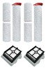 Rovexa Roborock Dyad Pro / Dyad Pro Combo Uyumlu 4 Parça Set ( 2 Roller Fırça, 2 Hepa Filtre)