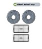 Roborock QRevo 2 Pro Uyumlu Mop ve Hepa Filtre-4 Parça