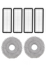 Rovexa Roborock QRevo L Uyumlu 4 Adet Hepa Filtre 2 Adet Mop Fiber Paspas