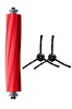 Rovexa Roborock S7 Max Ultra Uyumlu 1 Adet Ana Fırça 2 Adet Siyah Yan Fırça