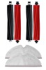 Rovexa Roborock Q8 & Q8 Max Uyumlu 2 Adet Ana Fırça 2 Adet Mop Fiber Paspas
