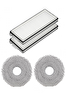 Rovexa Roborock QRevo Curv Uyumlu 2 Adet Hepa Filtre 2 Adet Mop Fiber Paspas