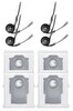 Rovexa Roborock QRevo Curv Uyumlu 4 Adet Yan Fırça 4 Adet Toz Torbası