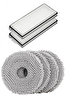 Rovexa Roborock QRevo Curv Uyumlu 2 Adet Hepa Filtre 4 Adet Mop Fiber Paspas