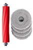 Rovexa Roborock QRevo L Uyumlu 1 Adet Ana Fırça 4 Adet Mop Fiber Paspas