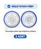 Robotyedek Ecovacs Deebot N30/N30 Pro Omni Uyumlu Mop Tutucu Braket Plaka -2 Adet