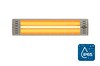 Dysis DH-7486 Art Plus Karbon Serisi IP65 Suya-Toza Dayanıklı 2300 W Bej İç/Dış Mekan Isıtıcı