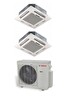 Bosch Multi Kaset Tipi İnverter Klima 18000 BTU 1 Dış - 2 İç Ünite 9000 - 9000 BTU