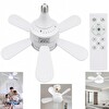Electroon Kumandalı 3 Hız Kademeli E27 Duy 2000 Lümen 3 Renk Işıklı Ledli Tavan Fan Vantilatör