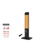 Icqn Craft  Serisi IC2300 Suya-Toza Dayanıklı 2300 W Siyah Uzaktan Kumandalı İç-Dış Mekan Isıtıcı