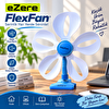 Ezere FlexFan Klipsli Elektrikli Vantilatör Mini Fan Beyaz