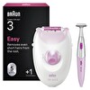 Braun Silk·épil 3 Kalıcı Pürüzsüz Kablolu Epilatör Cilt 3-202