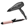 Babyliss Rose Quartz 32 MM Tong Saç Maşası ve 2000W Saç Kurutma Makinesi Seti C452E - 5910E
