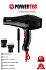 Powertec TR-901 Turbo Profesyonel Fön Makinesi - Berber Fön Fırçası
