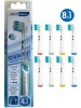 Rovexa Comfy - Klasik Yumuşak Oral B Şarjlı Diş Fırçası Yedek Başlığı - 8 Adet Yedek Başlık
