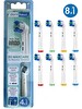 Rovexa 3D Maxcare - 3 Boyutlu Temiizlik Oral B Şarjlı Diş Fırçası Yedek Başlığı - 8 Adet Yedek Başlık