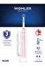 Wohler Değiştirilebilir Başlıklı Şarj Edilebilir Elektrikli Diş Fırçası Pembe