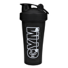 Cool Shaker Gym 650 ML Ölçekli ve Sızdırmaz Kapaklı Protein Shaker Siyah
