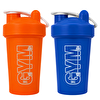 Cool Shaker Gym Shaker 550 ML Ölçekli ve Sızdırmaz Kapaklı Protein Shaker 2'li Set Turuncu-Mavi