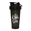 Cool Plastik King Of The Gym Shaker 650 ML Ölçekli ve Sızdırmaz Kapaklı Protein Shaker Siyah