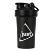 Cool Plastik Just Shaker 550 ML Ölçekli ve Sızdırmaz Kapaklı Protein Shaker Siyah