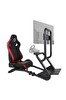 Gameon GOMPRX-6013 Master Pro X Yarış Oyun Simülörü Kokpiti Kırmızı Siyah
