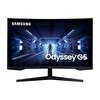 Samsung Odyssey G5 LS32AG550EUXUF 32" 1 MS 165 Hz HDMI DP HDR10 Curved Oyuncu Monitörü