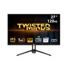 Twisted Minds 27" TM27FHD120IPS FHD 120 HZ 1 MS HDMI DP IPS Çerçevesiz Gaming Monitör