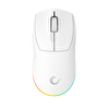 Rampage Prote M5 Pro Kablosuz Beyaz RGB Ledli Şarjlı 26000 DPI 3395 Sensor Gaming Mouse