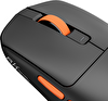 Royal Kludge M30 1K Hz 12.000 DPI Kablosuz Gaming Mouse Siyah-Turuncu