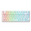 Mchose Jet 75 E-sport White Topographic %75 Hall Effect Kailh Magnetic God Manyetik Switch RGB Hotswap Mekanik Gaming Klavye