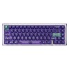 MelGeek REAL67 Potassium-Purple %65 TTC Sacred Heart KOM Manyetik Switch 8K Hz Hall Effect Hotswap RGB İngilizce Gaming Klavye