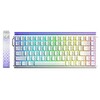 Aula Hero 84 HE Manyetik Mekanik Rapid Trigger 8000Hz RGB TKL Hot Swap Black King Switch Desenli Beyaz Klavye