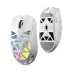 Aula SC620 PAW3311 Sensör 12000 DPI 1000Hz Kablosuz ve Kablolu Gaming Oyuncu Mouse 2.4GHz Beyaz
