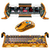 GravaStar K1 Pro Mekanik Gaming Klavye XPro Kablosuz Optik Mouse ve Dijital Resim Çerçevesi Battle-Worn Yellow