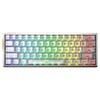 Aula AG60 Alüminyum Manyetik Klavye Hall Effect Snowglow Switch 8000Hz RGB TKL Hot Swap Oyuncu Klavyesi Şeffaf