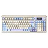 Aula S99 Pro Retro RGB Bluetooth 2.4GHz Type-C 3 Mod Makrolu Türkçe Q Oyuncu Klavye Mavi