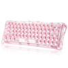 GravaStar Mercury V60 Kablolu İngilizce Q Manyetik Switch Gaming Klavye Crystal Rose