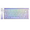 Aula Hero 84 He Manyetik Klavye Rapid Trigger Jade King Switch 8000Hz RGB Neon TKL Hot Swap Mor Oyuncu Klavyesi