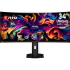 MSI MAG 341CQP QD-OLED X28 34" UWQHD 280Hz 0.03ms 1800R USB-C DP HDMI HDR TB500 Oyuncu Monitörü