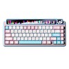 Leobog AMG65 LED Matrix Ekranlı Sessiz Pamuk Şeker Anahtar RGB Hot Swap Pembe Mekanik Oyuncu Klavyesi