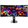 MSI MPG 341CQR QD-OLED X36 34" 360 Hz 0.03 MS HDMI DP Type-C Adaptive-Sync Pivot HDR 500 UWQHD QD-OLED  Oyuncu Monitörü