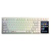 Aula L99 4" Akıllı Dokunmatik Ekranlı 3 Mod RGB Hot Swap Caramel Latte Switch Bej Mekanik Kablosuz Oyuncu Klavyesi