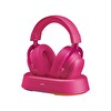 Mchose V9 Turbo+ Berry Red 7.1 Surround Kablosuz Oyuncu Kulaklığı Pembe HW-V9-12