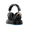 Mchose V9 Turbo+ 7.1 Surround Ses Kablosuz Oyuncu Kulaklığı Siyah Altın HW-V9-10