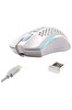 Redragon Mouse Gamer Storm Pro M808W-KS Kablosuz Petek Şekli 2.4 GHz USB Dongle/USB Beyaz Oyuncu Mouse