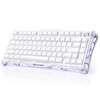 GravaStar Mercury K1 RGB İngilizce Q Opaline Beyaz Kablosuz Mekanik Oyuncu Klavyesi
