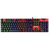 GameBooster GB-G44 Radiance Rainbow Aydınlatmalı 105 Tuş Mekanik Kırmızı Kablolu Oyuncu Klavyesi
