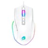 GameBooster M16 MYTH RGB Aydınlatmalı Beyaz Kablolu Oyuncu Mouse