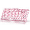 GravaStar Mercury K1 Lite RGB Işıklı İngilizce Q Crystal Rose Kablosuz Mekanik Oyuncu Klavyesi